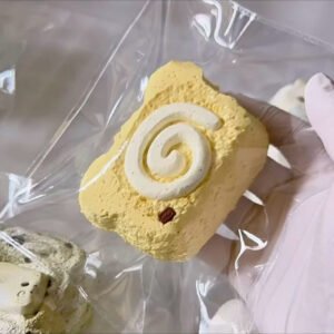 yellow swirl squishy